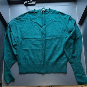 Express Teal womens Sweater